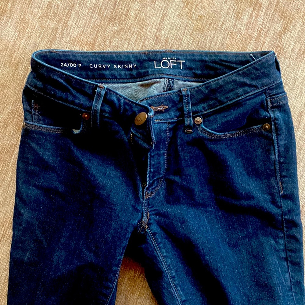 Loft curvy skinny size 24/00 jeans